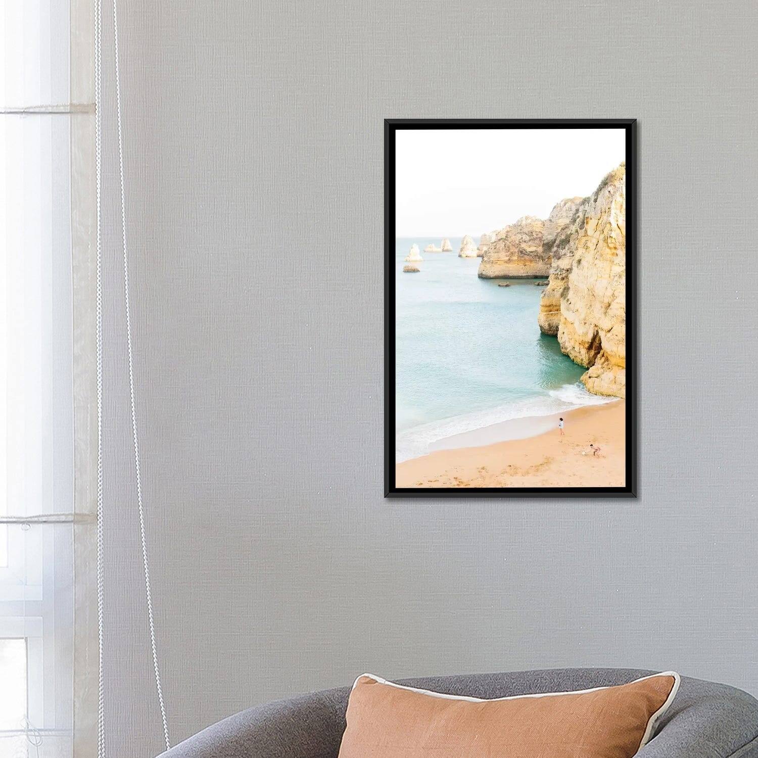 iCanvas "Lagos" by lovelylittlehomeco Framed Canvas Print Bed Bath